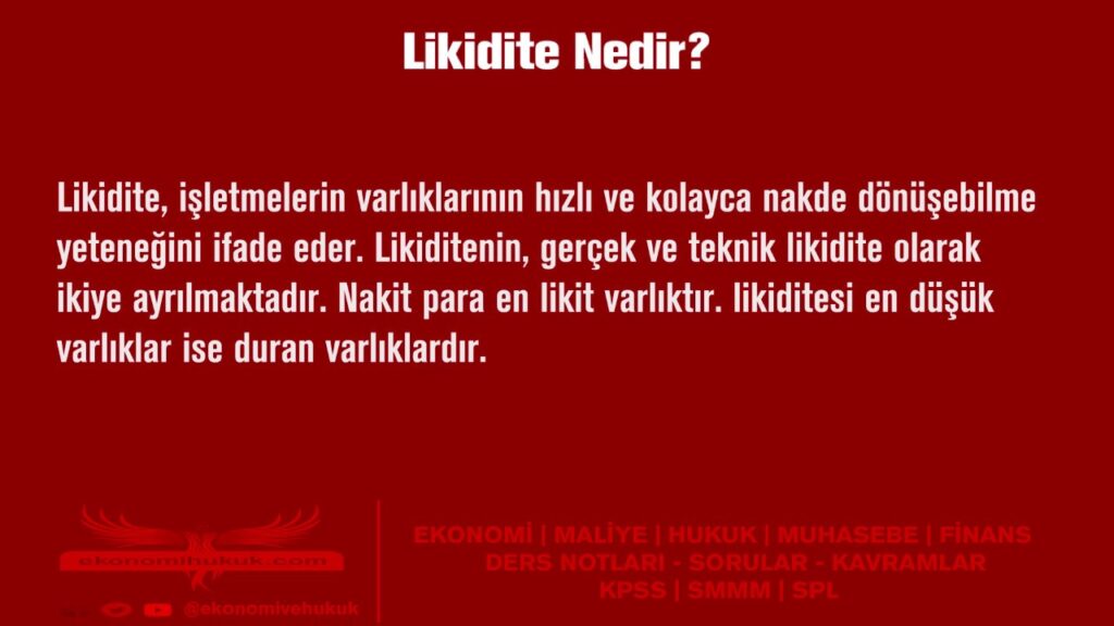 Likidite